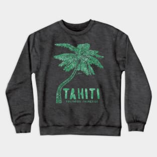 Tahiti, French Polynesia, Palm Tree Crewneck Sweatshirt